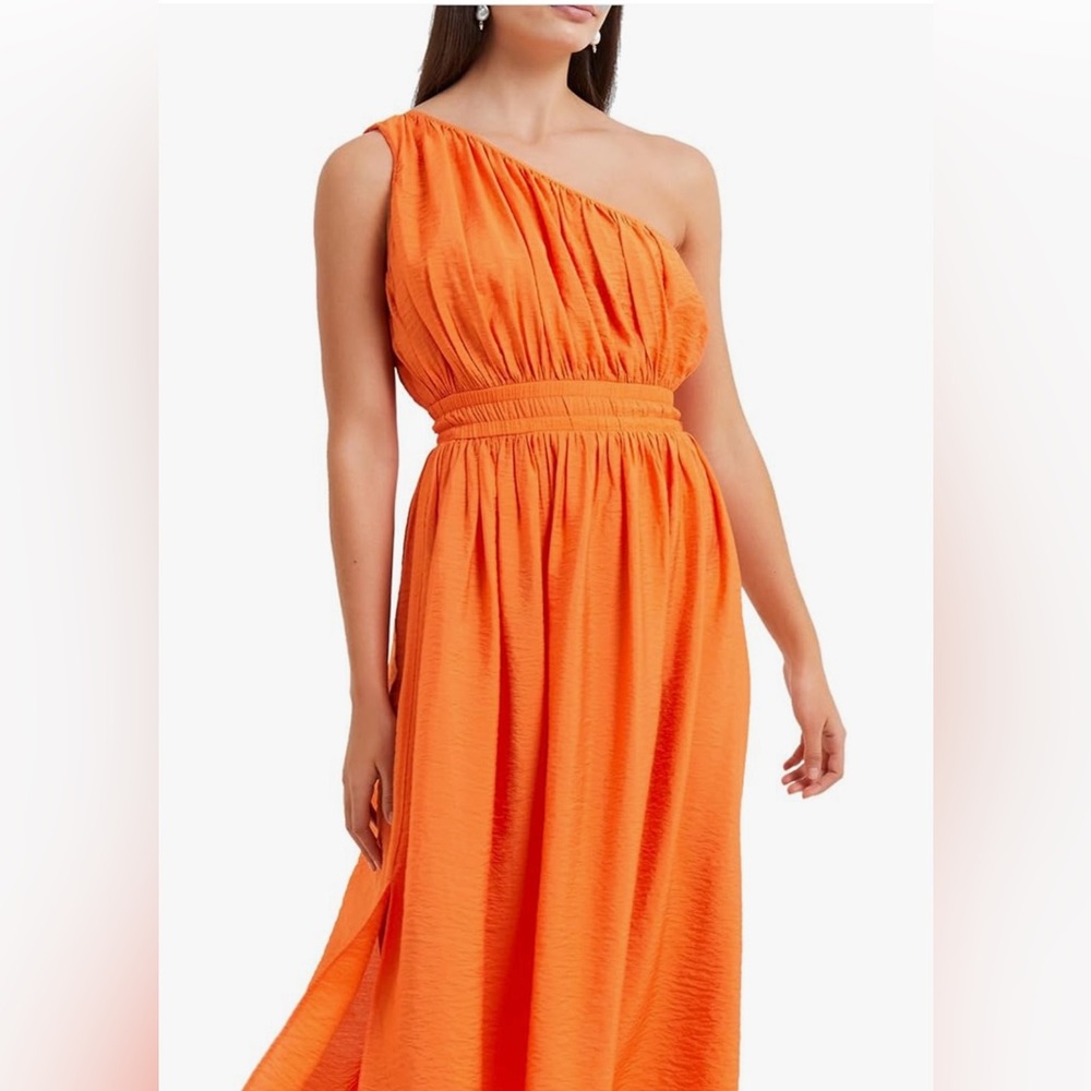 French connection one shoulder midi dress - Picture 2 of 3